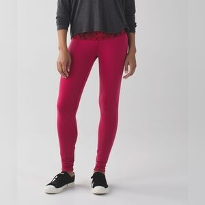 Size 6 Lululemon Wunder Under Pant III (Reversible)
